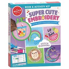 Super Cute Embroidery cena un informācija | Grāmatas mazuļiem | 220.lv