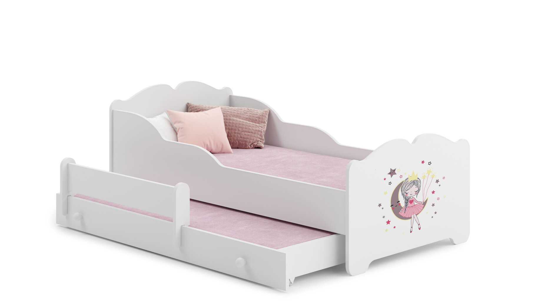 Bērnu gulta Ximena II Sleeping Princess 160x80cm cena un informācija | Bērnu gultas | 220.lv
