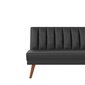 Dīvāns Novogratz Brittany, melns cena un informācija | Dīvāni | 220.lv