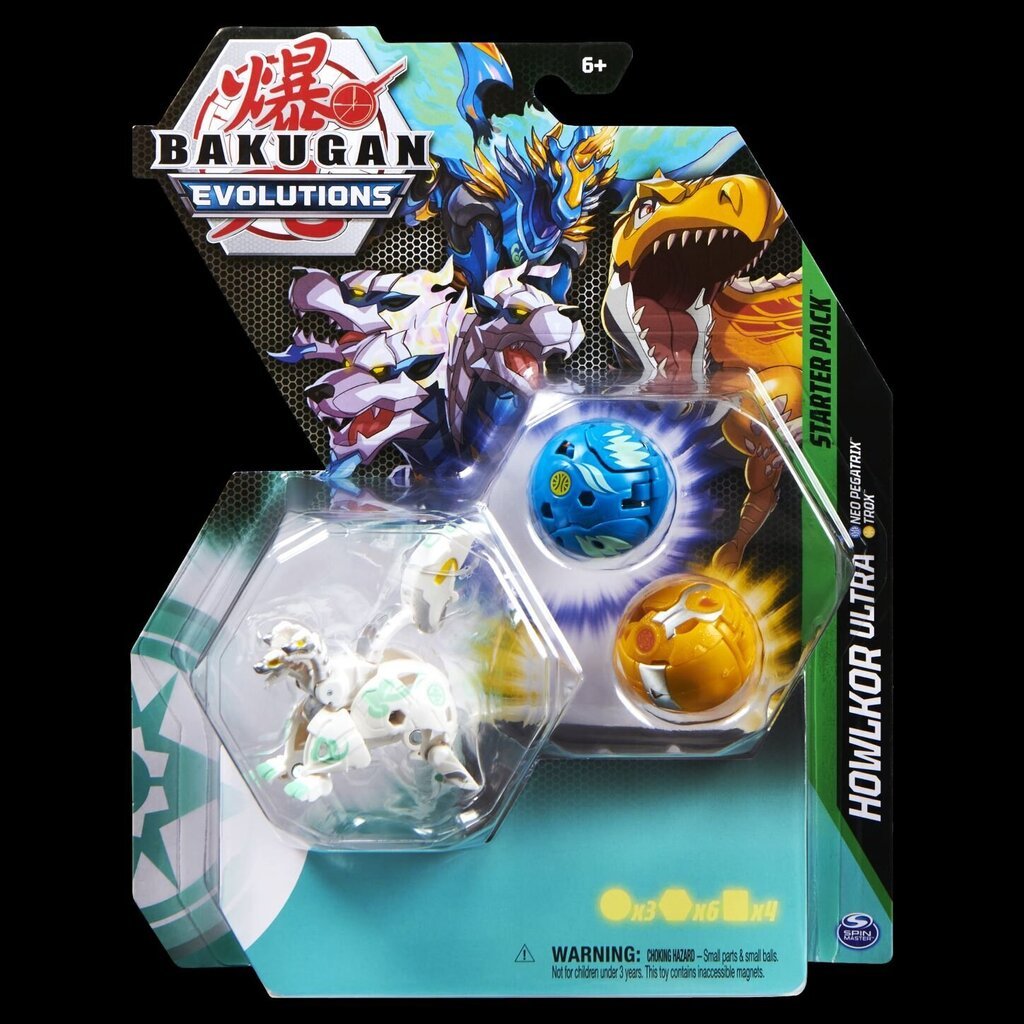 Sākuma komplekts Bakugan Evoliutions cena un informācija | Rotaļlietas zēniem | 220.lv