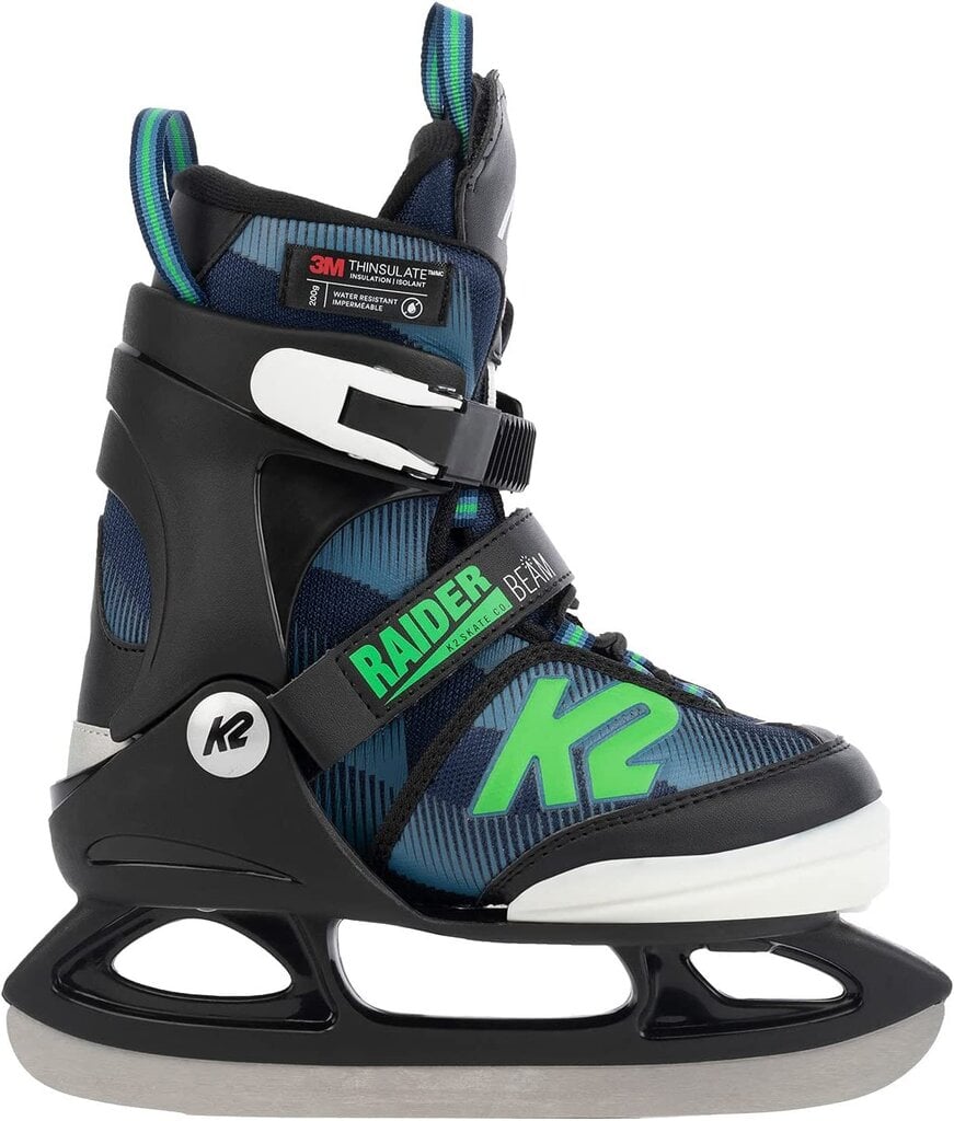 Regulējamas slidas K2 Raider beam ice, boys 26-31 cena un informācija | Slidas | 220.lv