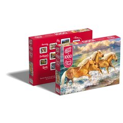 CherryPazzi puzle Fantasea Ponies 1000 det. cena un informācija | Puzles, 3D puzles | 220.lv
