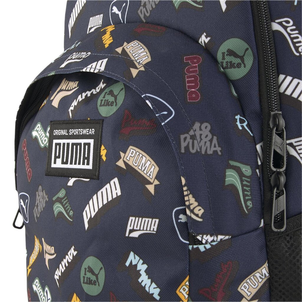 PUMA Academy Backpack - Peacoat-PLAYFUL LOGO AOP cena un informācija | Sporta somas un mugursomas | 220.lv