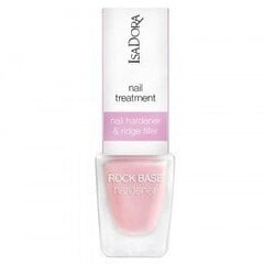 Nagu stiprinošs līdzeklis IsaDora Rock Base Nail Hardener & Ridge Filler Shield Pink 003, 6 ml. cena un informācija | Nagu lakas, stiprinātāji | 220.lv