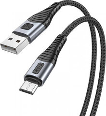 Vipfan X10 USB uz Micro USB kabelis, 3A, 1,2 m, pīts (melns) cena un informācija | Kabeļi un vadi | 220.lv