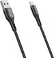 Vipfan USB–USB-C kabelis Krāsains X13, 3A, 1,2 m (melns) cena un informācija | Kabeļi un vadi | 220.lv