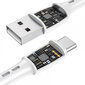 Vipfan USB uz USB-C kabelis Racing X05, 3A, 3m (balts) цена и информация | Kabeļi un vadi | 220.lv