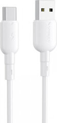 Vipfan USB uz USB-C kabelis Colorful X11, 3A, 1m (balts) cena un informācija | Kabeļi un vadi | 220.lv