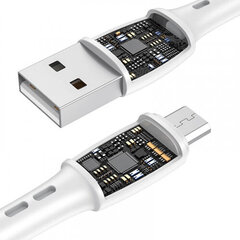 Vipfan USB uz mikro USB kabelis Racing X05, 3A, 1m (balts) цена и информация | Кабели и провода | 220.lv