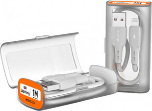 Vipfan USB uz Lightning kabelis X06, 3A, 1m (balts) cena un informācija | Kabeļi un vadi | 220.lv
