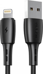 Vipfan USB kabelis priekš Lightning Racing X05, 3A, 1m (melns) цена и информация | Кабели и провода | 220.lv