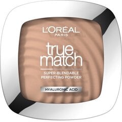 Kompaktais pūderis L'oreal True Match Super-Blendable Perfecting Powder with Hyaluronic Acid 9 g, 5R/C цена и информация | Пудры, базы под макияж | 220.lv