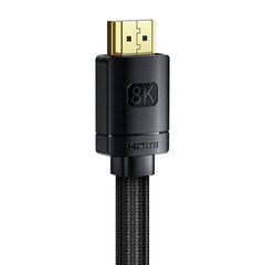 HDMI to HDMI Baseus High Definition cable 10m, 4K (black) цена и информация | Кабели и провода | 220.lv