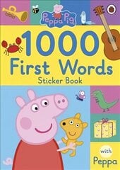 Peppa Pig: 1000 First Words Sticker Book cena un informācija | Grāmatas mazuļiem | 220.lv