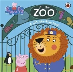 Peppa Pig: At the Zoo: A Lift-the-Flap Book цена и информация | Книги для самых маленьких | 220.lv