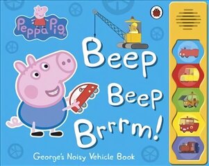 Peppa Pig: Beep Beep Brrrm!: Noisy Sound Book cena un informācija | Grāmatas mazuļiem | 220.lv