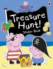 Peppa Pig: Treasure Hunt! Sticker Book цена и информация | Книги для самых маленьких | 220.lv