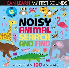 Noisy Animal Search and Find cena un informācija | Grāmatas mazuļiem | 220.lv