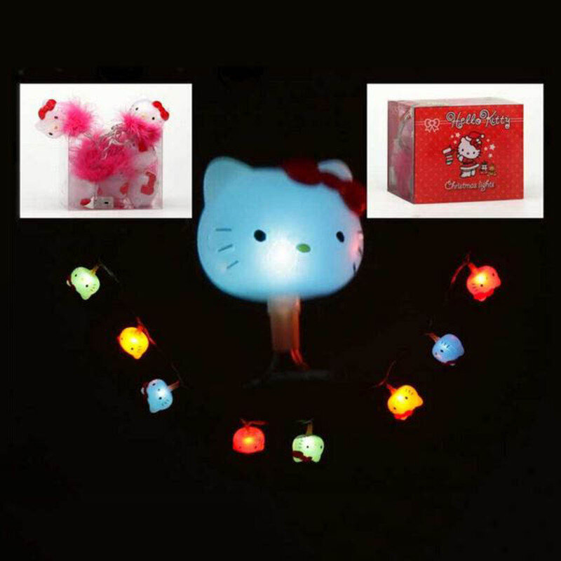 Ziemassvētku virtene (2 m) Hello kitty Krāsaina цена и информация | Ziemassvētku dekorācijas | 220.lv