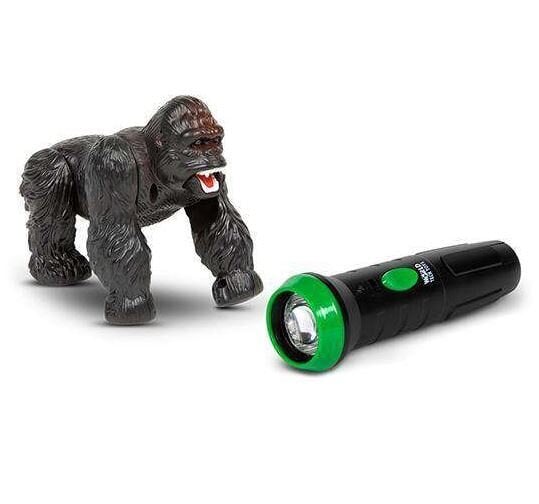 Infrared RC robots Gorilla ar tālvadības pulti, LED gaismas un skaņas efekti, savvaļas dzīvnieki цена и информация | Rotaļlietas zēniem | 220.lv