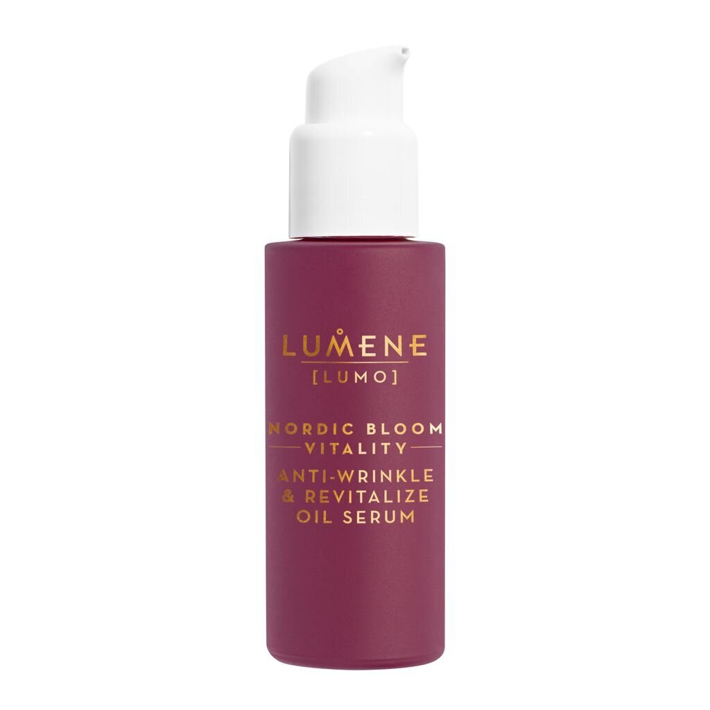 Eļļas serums Lumene Nordic Bloom Vitality Anti-Wrinkle&Revitalize 30 ml цена и информация | Serumi sejai, eļļas | 220.lv