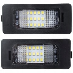 Комплект светодиодной подсветки номерного знака для BMW E90 E91 E60 E61 X5 X6 E39 цена и информация | Автомобильные лампочки | 220.lv
