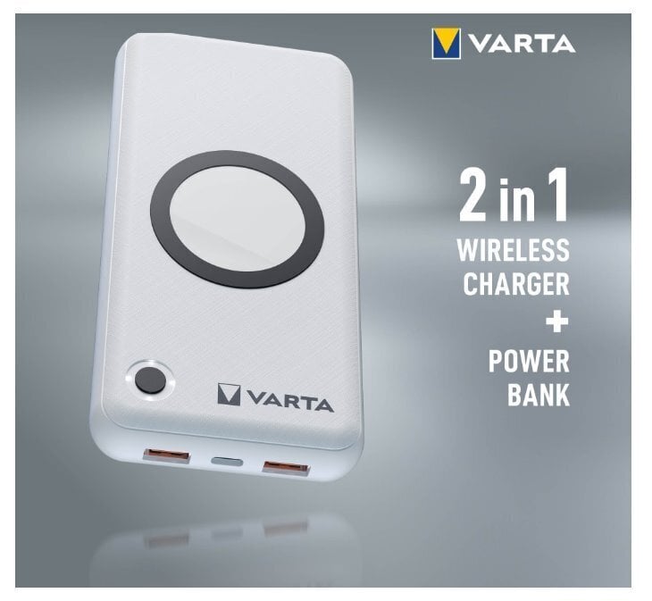 Rezerves barošanas avots Varta Wireless 20000mAh cena un informācija | Lādētāji-akumulatori (Power bank) | 220.lv