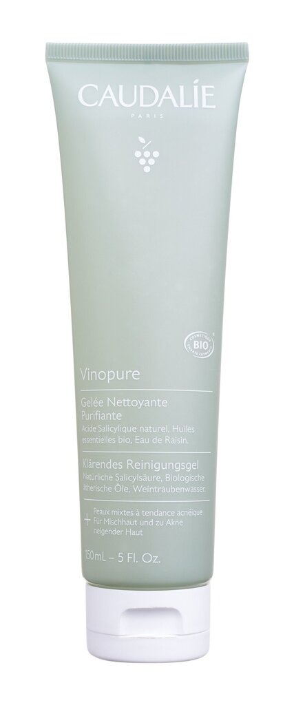 Sejas mazgāšanas līdzeklis - Caudalie Vinopure Cleansing Gel Gel Cleanser, 150 ml cena un informācija | Sejas ādas kopšana | 220.lv