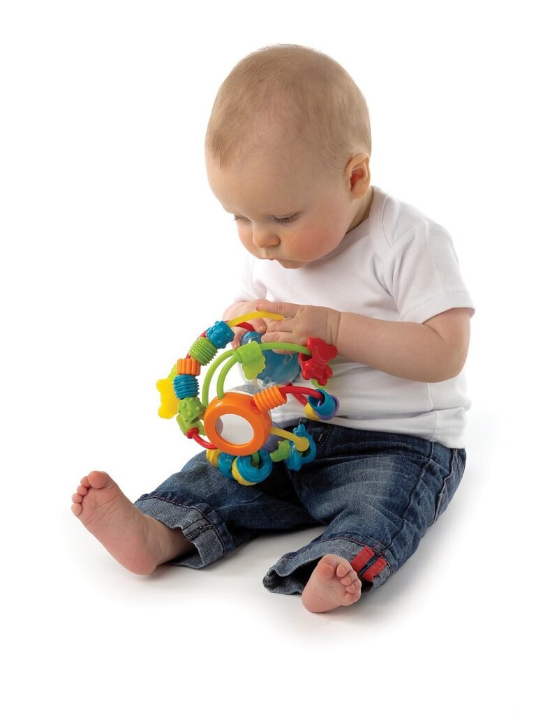 Attīstoša rotaļlieta - bumba 'spēlējies un mācies' PLAYGRO 4082679 цена и информация | Rotaļlietas zīdaiņiem | 220.lv