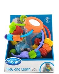 Attīstoša rotaļlieta - bumba 'spēlējies un mācies' PLAYGRO 4082679 cena un informācija | Playgro Rotaļlietas, bērnu preces | 220.lv