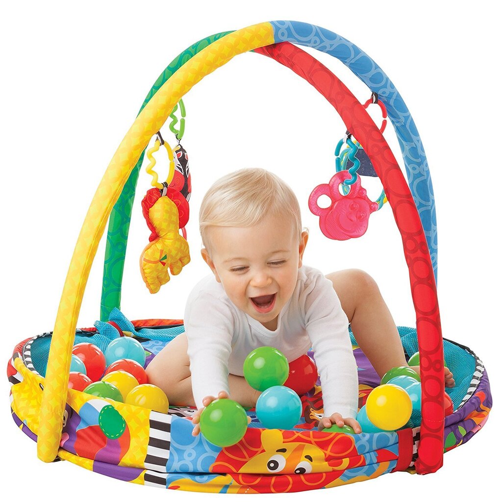 PLAYGRO bumbiņu aktivitāšu paklājs, 0184007 цена и информация | Attīstošie paklājiņi | 220.lv