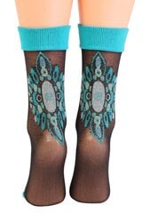 Мягкие блестящие женские носки светло-мятного цвета KARINE цена и информация | Женские носки | 220.lv