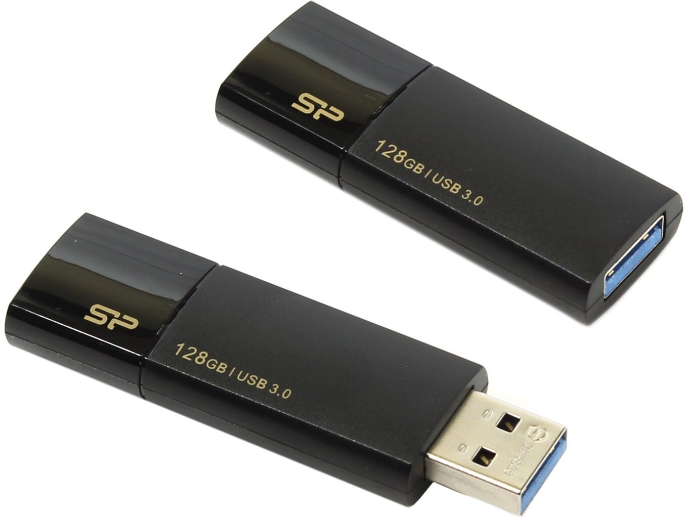Silicon Power zibatmiņa 128GB Blaze B05 USB 3.0, melna cena un informācija | USB Atmiņas kartes | 220.lv