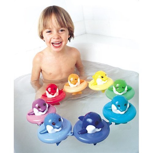 Vannas rotaļlietas Tomy Delfinai DO RE MI цена и информация | Rotaļlietas zīdaiņiem | 220.lv