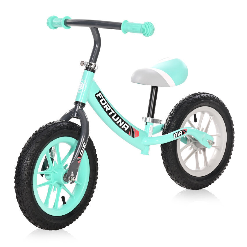 Balansa velosipēds Lorelli Fortuna Air Glowing Rims Grey&Green cena un informācija | Balansa velosipēdi | 220.lv