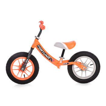 Балансировочный велосипед Lorelli Fortuna Air Glowing Rims Grey&Orange цена и информация | Балансировочные велосипеды | 220.lv