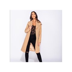 Женское пальто светло-коричневого цвета цена и информация | Женские пальто | 220.lv