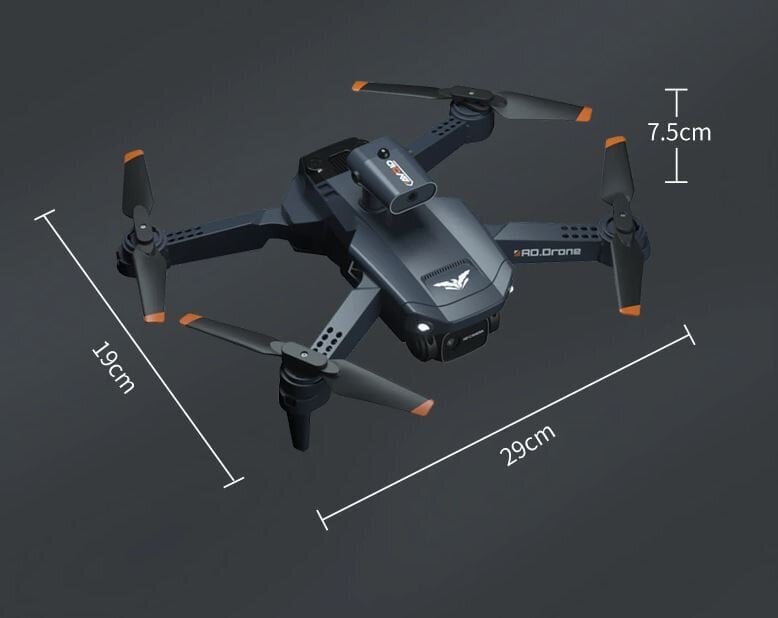 RC profesionālais drons, 4K kamera, šķēršļu novēršana cena un informācija | Droni | 220.lv
