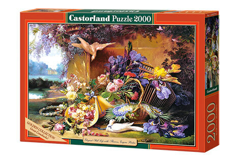 Castorland puzle Elegant Still Life with Flowers,Eugene Bidau 2000 det. цена и информация | Puzles, 3D puzles | 220.lv