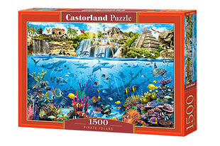 Castorland puzle Pirate Island 1500 det. cena un informācija | Puzles, 3D puzles | 220.lv