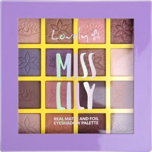 Acu ēnu palete Lovely Miss Lily, 13 g cena un informācija | Acu ēnas, skropstu tušas, zīmuļi, serumi | 220.lv