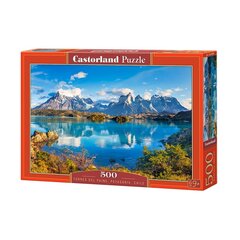 Castorland puzle Torres Del Paine, Patagonia, Chile 500 det цена и информация | Пазлы | 220.lv