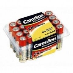 Camelion AAA sārma baterijas (24 gab.) cena un informācija | Baterijas | 220.lv
