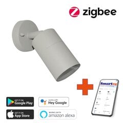 Sienas lampa 1x GU10 grey (Zigbee) cena un informācija | Sienas lampas | 220.lv