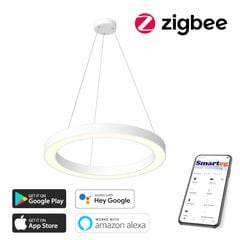 Умный потолочный светильник 95 см, 66 Вт, белый (Zigbee) цена и информация | Потолочные светильники | 220.lv