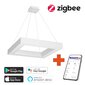 Gudra griestu lampa 80x80cm 60W white Zigbee cena un informācija | Griestu lampas | 220.lv