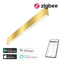 Настенный светильник 76 см, 40 Вт, золотой (Zigbee) цена и информация | Настенные светильники | 220.lv