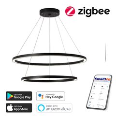 Светодиодная лампа 60+80 см, 93 Вт (zigbee) цена и информация | Потолочные светильники | 220.lv