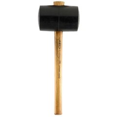 Gumijas āmurs ar koka rokturi NEO 1,2 kg cena un informācija | Rokas instrumenti | 220.lv