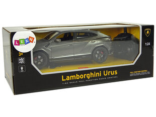 Radiovadāms Lamborghini Urus 1:24, pelēks cena un informācija | Rotaļlietas zēniem | 220.lv